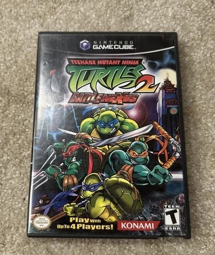 Teenage Mutant Ninja Turtles 2 Battle Nexus GameCube CIB Complete Tested