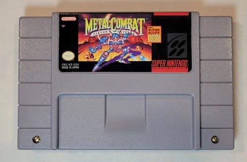 1993 Metal Combat Falcons Revenge Super Nintendo SNES Video Game Cartridge Only