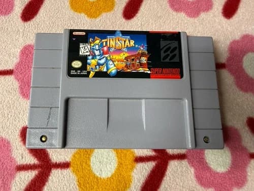 Tin Star (Super Nintendo SNES, 1994) *Cart Only* Authentic Cleaned Tested Saves!