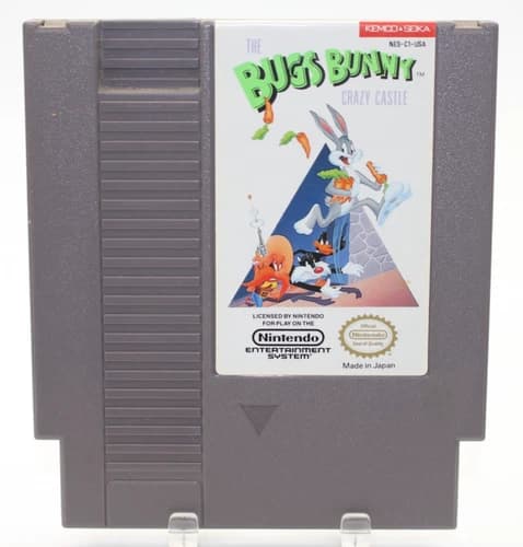 Nintendo NES The Bugs Bunny Crazy Castle - Cart Only *Tested & Works*