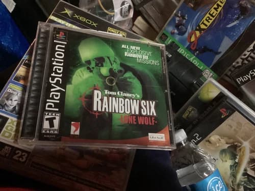 Rainbow Six Lone Wolf Playstation PS1 Video Game Complete Black Label