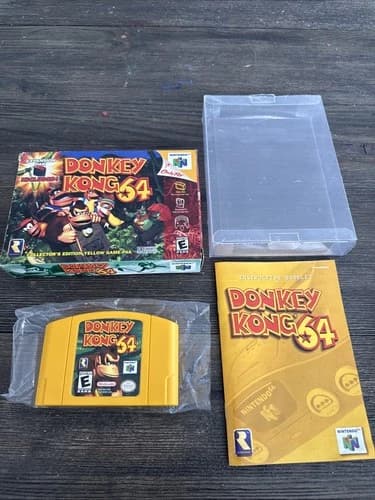 Donkey Kong 64 (Nintendo 64 N64) Complete No Expansion Pak Tested Working