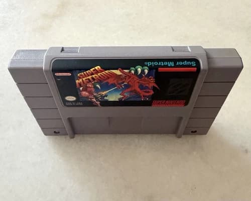 Super Metroid (Super Nintendo SNES) Authentic Original Cartridge Tested Mint
