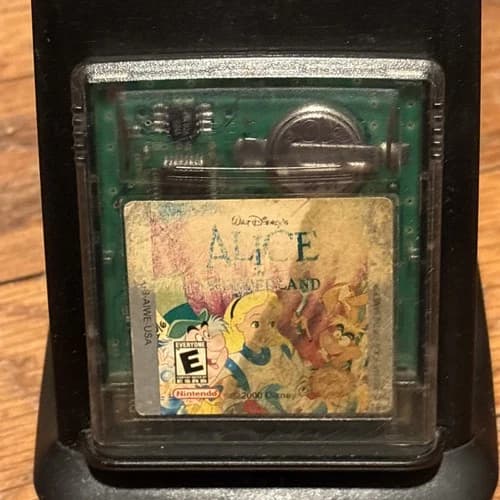 Alice in Wonderland Nintendo Game Boy Color Cartridge Only Authentic Tested