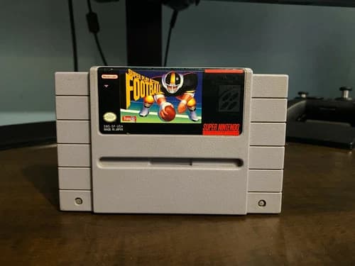 Super Play Action Football Snes Super Nintendo Authentic