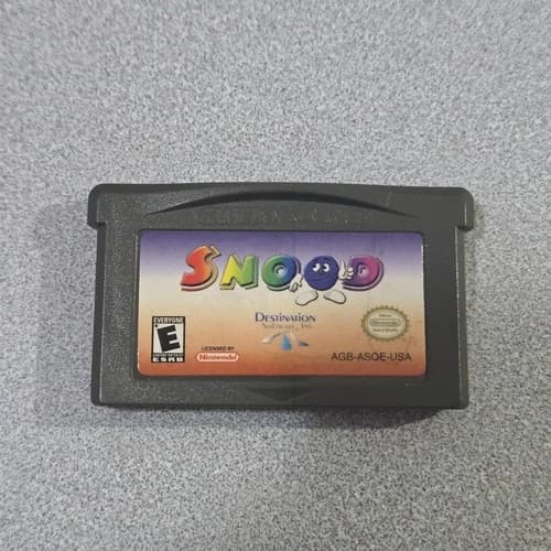 Snood (Game Cart) Good! Nintendo Gameboy Advance GBA OEM