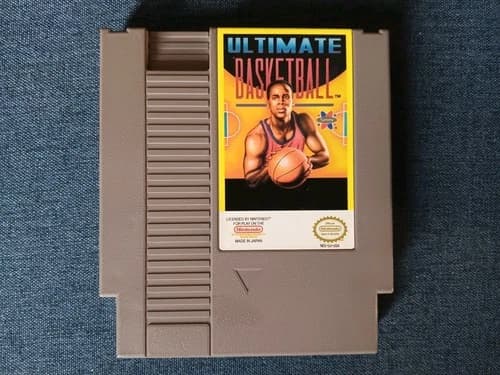 Ultimate Basketball (American Sammy, 1990) NES Game Cart Only, Tested & Working