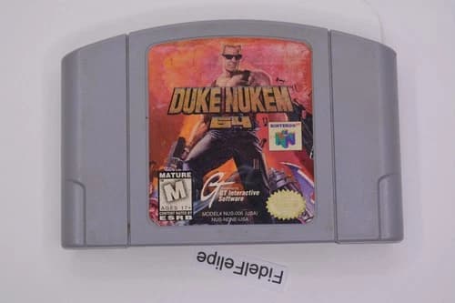 Duke Nukem 64 (Nintendo 64, N64) Authentic Game: Cleaned, Tested & Works Great!