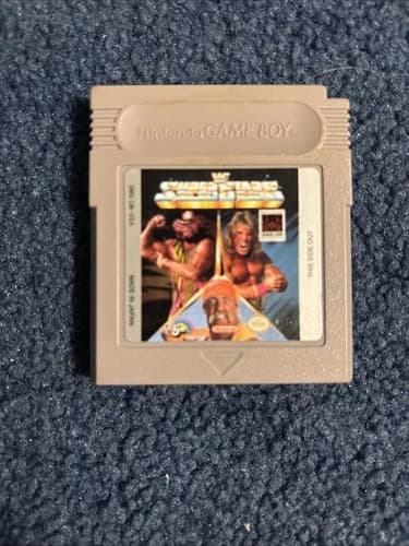 WWF Superstars Nintendo Game Boy 1991 Authentic Cartridge