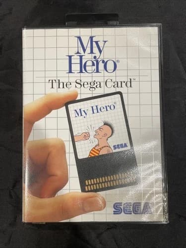 My Hero. The Sega Card. Sega Master System. Complete In Box! Excellent Cond!