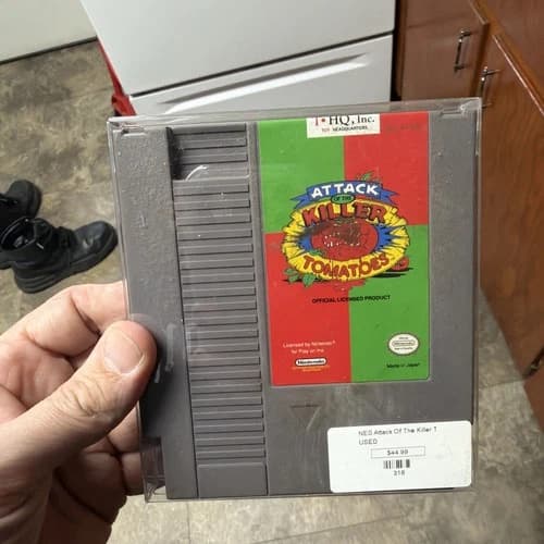 Attack Of The Killer Tomatoes Nintendo NES Authentic Tested