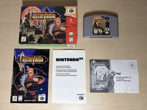 Castlevania 64 Nintendo 64 N64 Game Complete In Box
