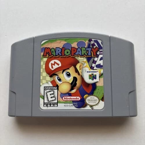 Mario Party 1 Nintendo 64 N64 1999 Authentic Cleaned Teated Super Fun Retro Game