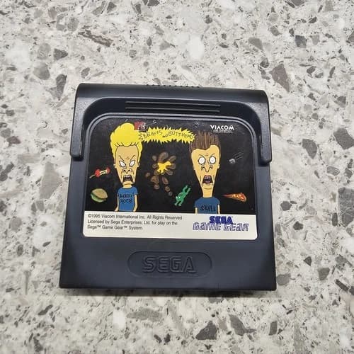 Beavis and Butt-Head Sega Game Gear Game Cartridge