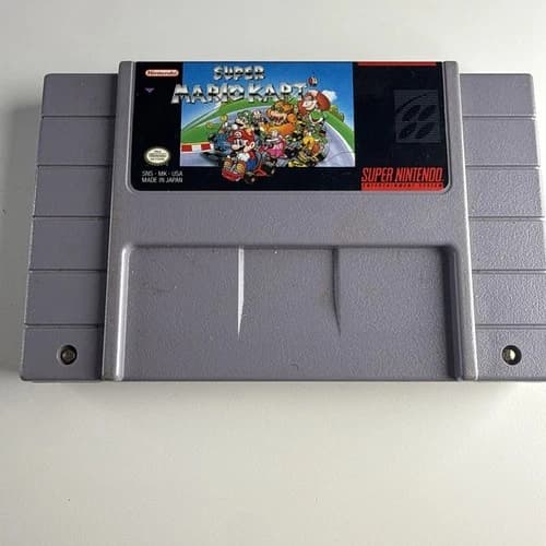 Super Mario Kart (Nintendo SNES) - Authentic & Tested