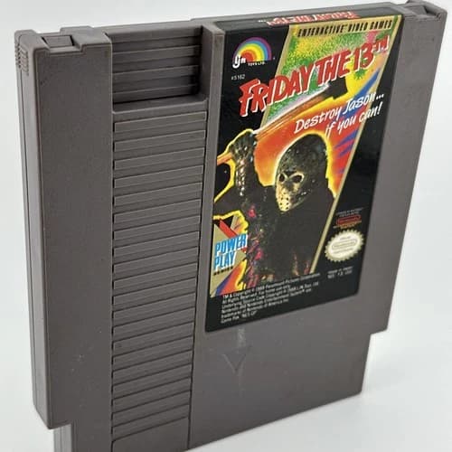 NES Friday the 13th - Nintendo Game Cartridge - Horror Movie - Cleaned TESTED