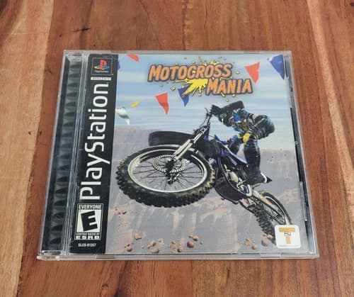 Motocross Mania Sony Playstation PS1 Black Label Complete CIB