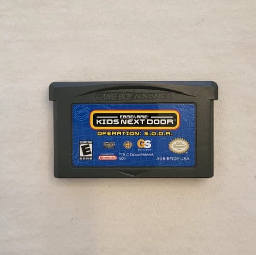 Codename Kids Nest Door Operation S.O.D.A. Nintendo GBA 2004 Authentic Excellent