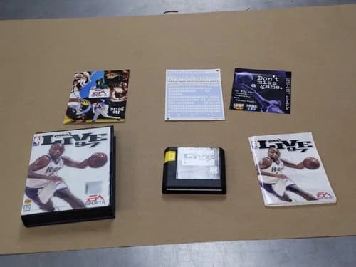 NBA Live 97 Sega Genesis Complete in Box
