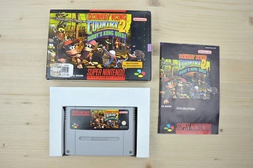 SNES - Donkey Kong Country 2: Diddy's Kong Quest - (CIB, with manual)