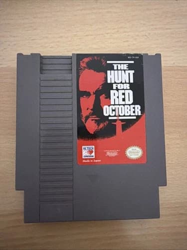 The Hunt for Red October Nintendo Entertainment System, 1991 NES - Tested