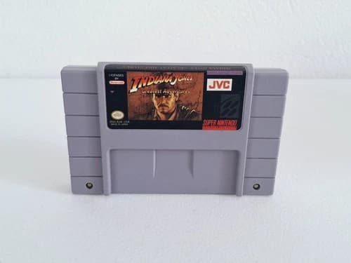 Indiana Jones' Greatest Adventures (Super Nintendo SNES, 1994) Game Only