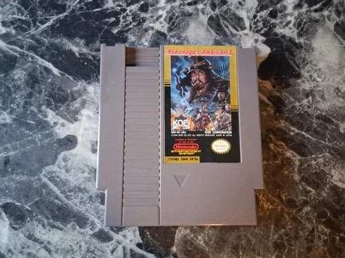 Nobunaga's Ambition II Nintendo NES Authentic Tested Contacts Cleaned