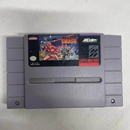 Super Smash TV Super Nintendo SNES Cartridge Only Tested Working
