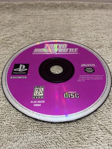 Tokyo Highway Battle (Sony PlayStation 1, 1996) PS1 Game Disc Only Tested Racing