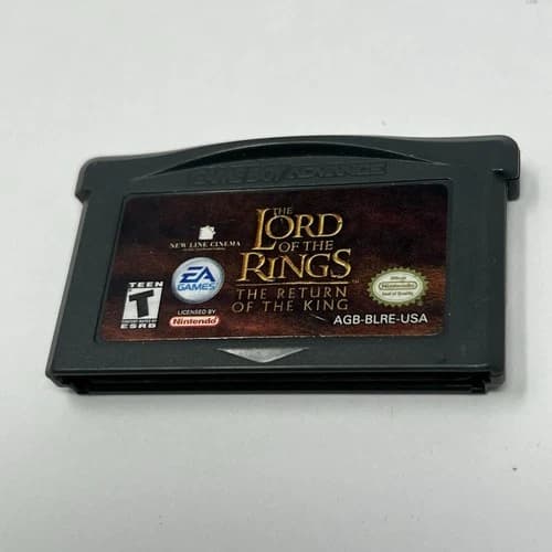 Lord of the Rings Return of the King (Nintendo Gameboy Advance GBA, 2003) Tested