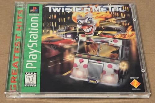 Twisted Metal - Sony PlayStation PS1 - Greatest Hits Tested CIB Complete