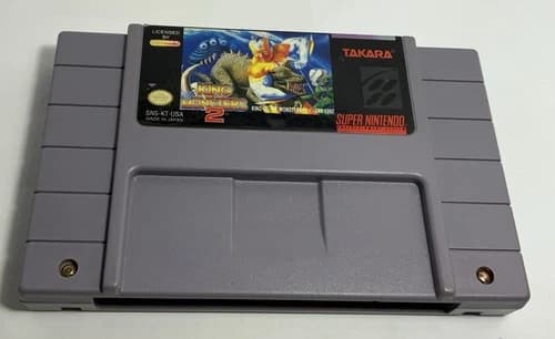 King Of Monsters 2 SNES - Authentic - Cleaned & Tested