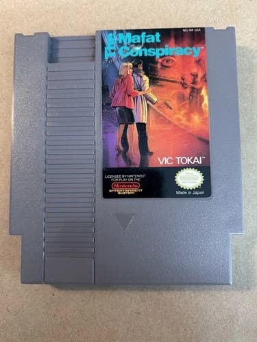 The Mafat Conspiracy (Nintendo Entertainment System NES) AUTHENTIC TESTED