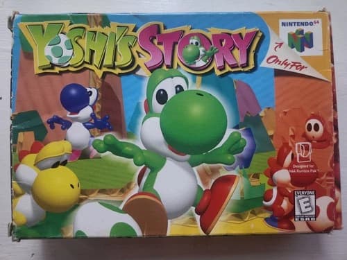 Yoshi's Story (Nintendo 64 N64) Complete in Box w/ Manual CIB Authentic & Tested