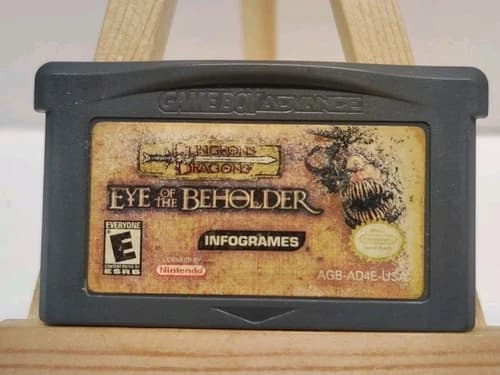 Dungeons and Dragons Eye of the Beholder Nintendo Game Boy Advance, GBA Tested
