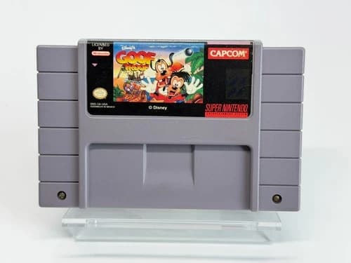 Disney Goof Troop (Super Nintendo SNES) Video Game Cartridge Authentic & Tested