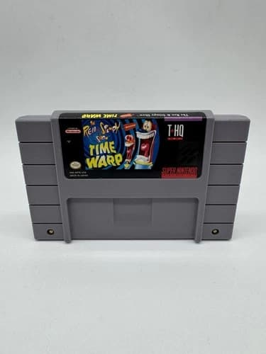 Ren & Stimpy Show: Time Warp (Super Nintendo SNES, 1994) SNES Game Tested Works