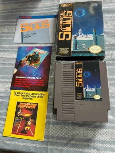 Journey to Silius (Nintendo 1990 NES) Sunsoft CIB Complete Rare Nice TESTED.