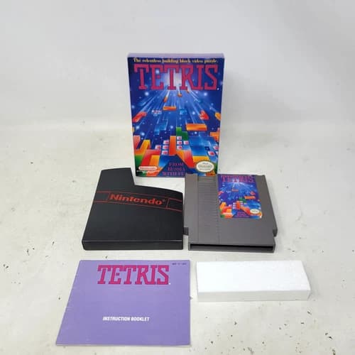 Tetris (Nintendo Entertainment System) CIB Complete Tested Working