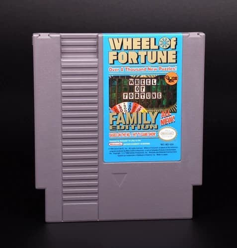 Wheel of Fortune: Family Edition NES Cart Only Nintendo Authentic