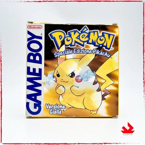 POKÉMON YELLOW YELLOW PIKACHU 🇮🇹ITA NINTENDO GAME BOY GAMEBOY COMPLETE POKEMON