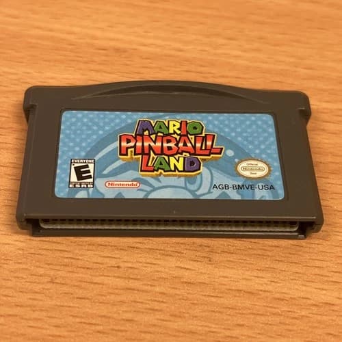 Mario Pinball Land - Nintendo Gameboy Advance GBA Authentic Tested & Works