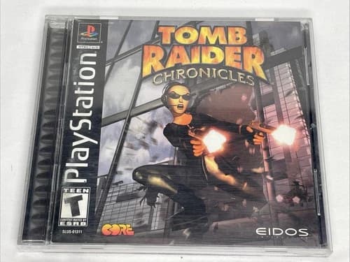 Tomb Raider Chronicles PS1 (Sony PlayStation 1, 2000) Complete W Reg Card