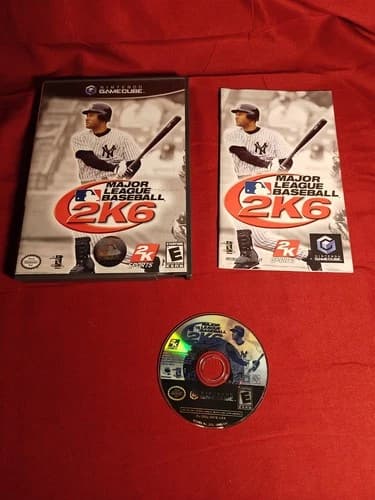 Major League Baseball 2K6 (Nintendo GameCube, 2006) Complete CIB - TESTED WORKS
