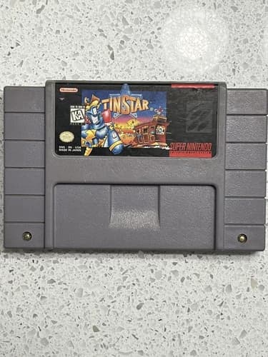 Tin Star (Super Nintendo, 1994) SNES Cartridge