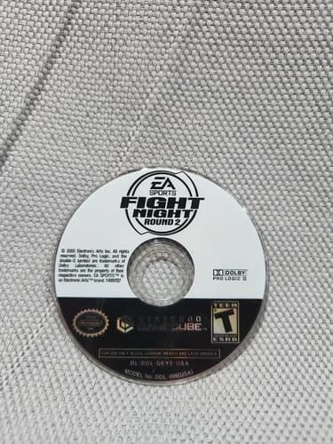FIGHT NIGHT ROUND 2 game - Nintendo GAMECUBE (Disc Only) (Tested) (Working)