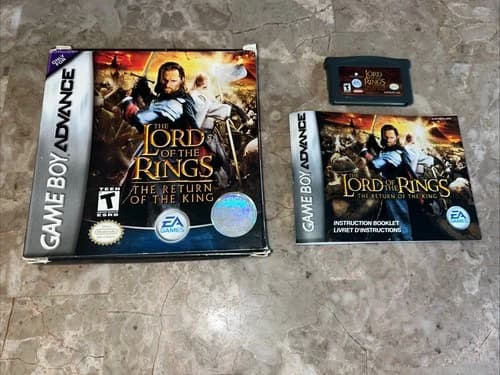 The Lord of the Rings the Return of the King Gameboy Advance GBA Complete In Box