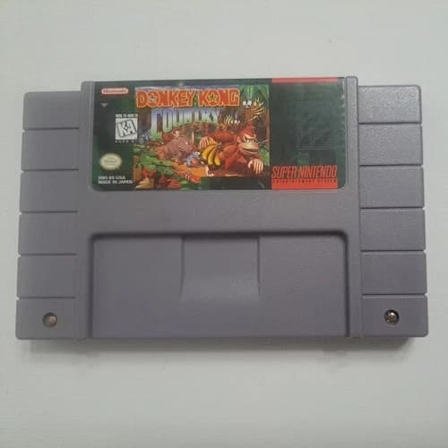 Donkey Kong Country SNES (Super Nintendo). Chip Cleaned, Tested and Working.