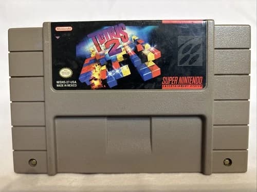 Tetris 2 (Super Nintendo, 1994) Cartridge Only