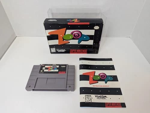Zoop SNES (Super Nintendo, 1995) CIB Tested